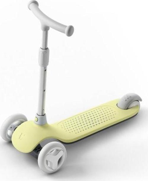 Mitu Işıklı Ayarlanabilir 3 Tekerlekli Scooter Sarı