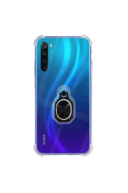 Xiaomi Redmi Note 8 Uyumlu Airbag Yüzüklü Tank Şeffaf Kılıf
