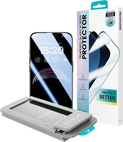 iPhone 15 Pro Uyumlu V Pro Ultra Shield 0.3 mm Ekran Koruyucu Kolay Uygulama Aparatlı