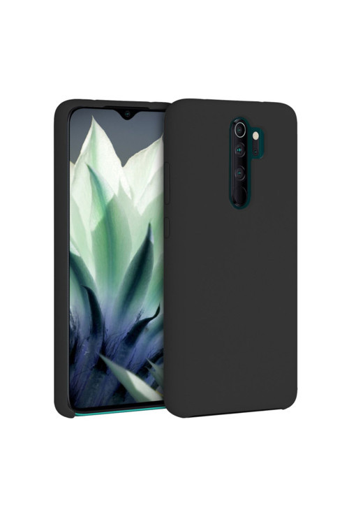 Xiaomi Redmi Note 8 Pro Ince Mat Silikon Kılıf Siyah