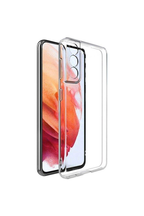 Samsung Galaxy S21 Premium Silikon Kılıf Şeffaf