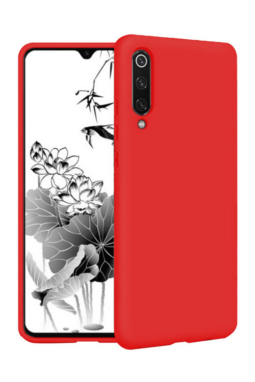 Samsung Galaxy A70 Ince Mat Silikon Kılıf Kırmızı