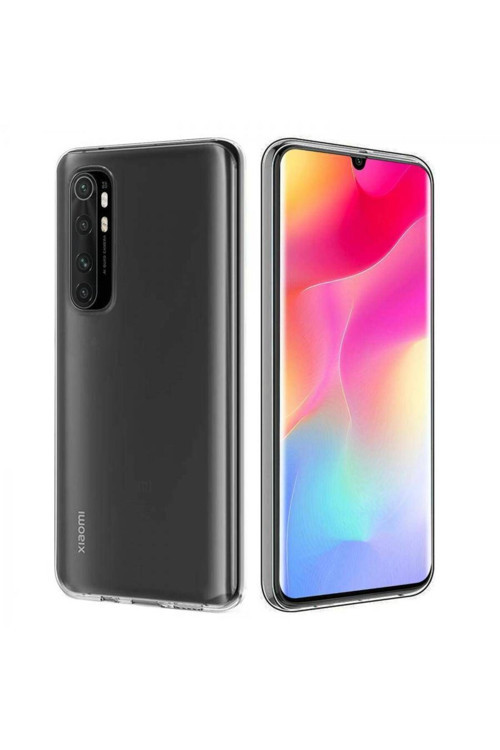 Xiaomi Mi Note 10 Lite 2.0 Mm Korumalı Silikon Kılıf Şeffaf