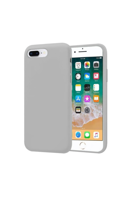 Apple Iphone 7 Plus Ince Mat Silikon Kılıf Beyaz