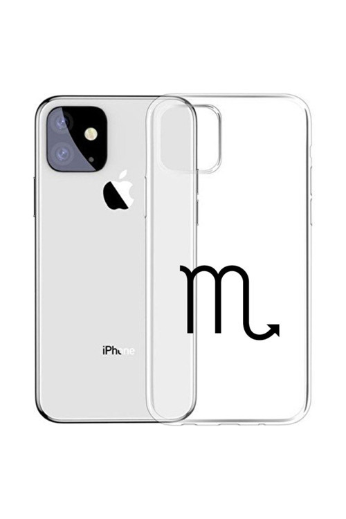Samsung Galaxy A73 Akrep Burcu Uv Baskılı Şeffaf Silikon Kılıf