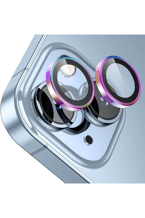 Apple Iphone 15 Plus Gerçek Cam Safir Lens Koruma Renkli