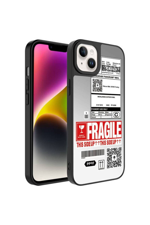 Apple Iphone 13 Aynalı Desenli Kapak Fragile