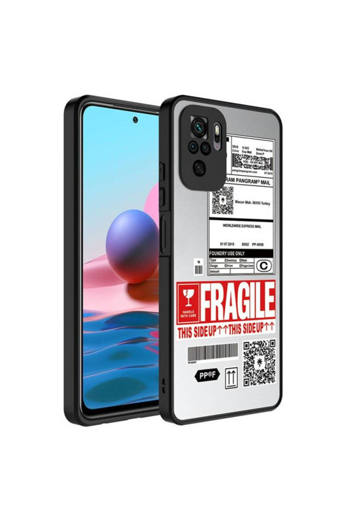 Xiaomi Redmi Note 10S Aynalı Desenli Kapak Fragile