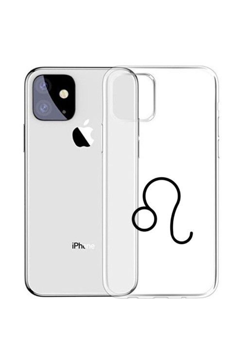 Apple Iphone 12 Aslan Burcu Uv Baskılı Şeffaf Silikon Kılıf