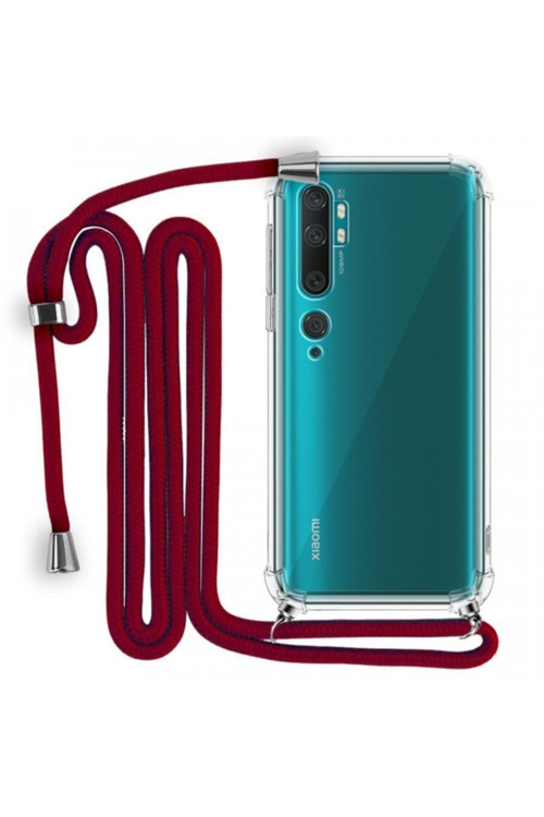 Ip Boyun Askılı Şeffaf Tank Kılıf Xiaomi Mi Note 10 Hks Tuning Reglan