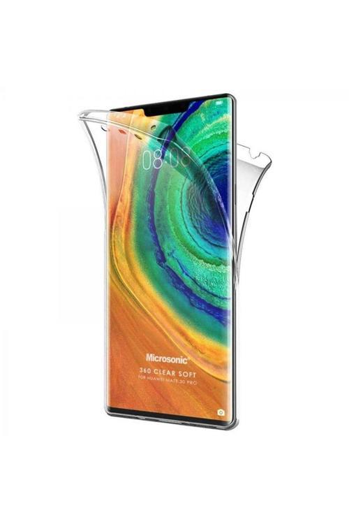 Huawei Mate 30 Pro Çift Taraflı Silikon Kılıf Şeffaf