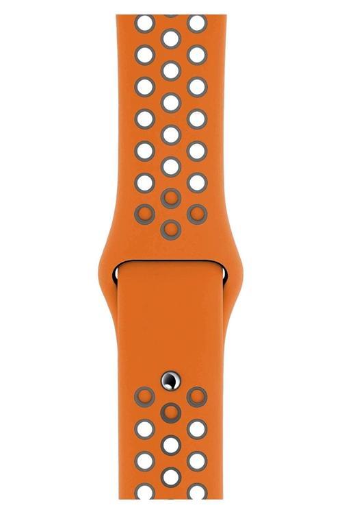 Apple Watch Series 2 42 Mm Fileli Kordon Turuncu-Gri