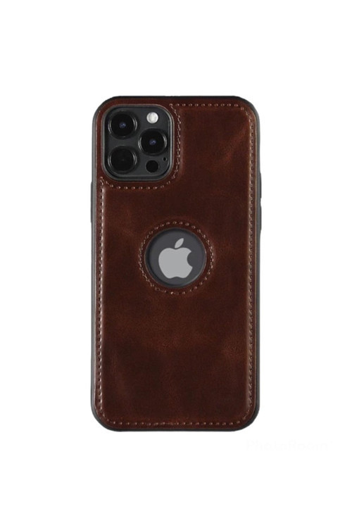 Iphone 11 Pro Max Uyumlu Hole Deri Kılıf Kırmızı