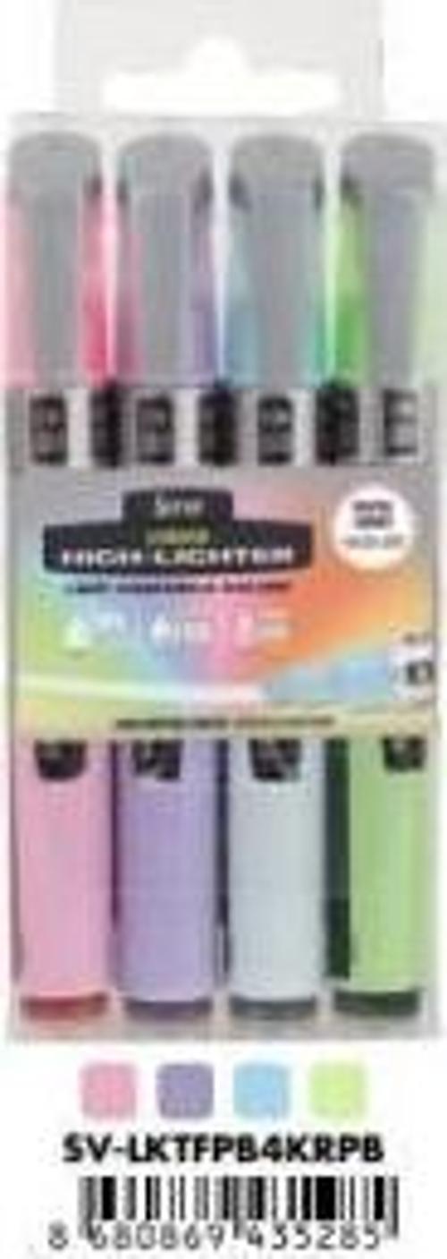 Fosforlu Kalem Likit 4 Renk Pastel SV-LKTFPB4KRPB