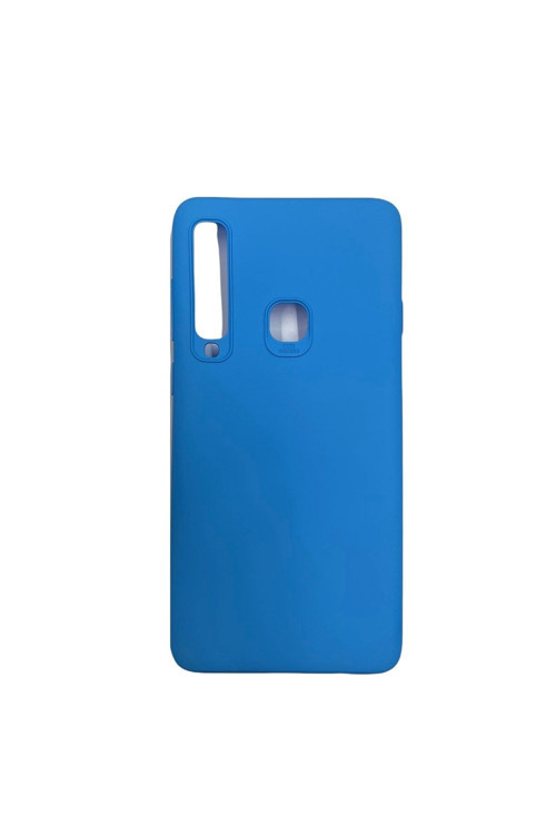 Samsung Galaxy A9 2018 Ince Mat Silikon Kılıf Mavi