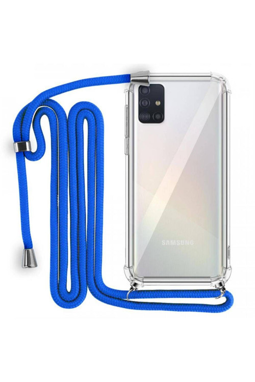 Boyun Askılı Şeffaf Tank Kılıf Samsung Galaxy A51