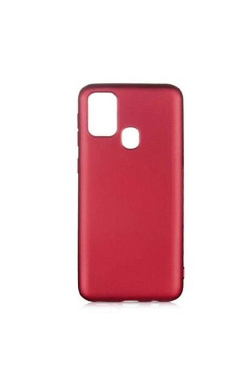 Samsung Galaxy M31 Premium Silikon Kılıf Bordo