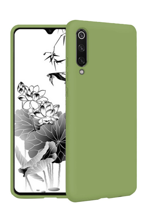 Samsung Galaxy A70 Ince Mat Silikon Kılıf Yeşil