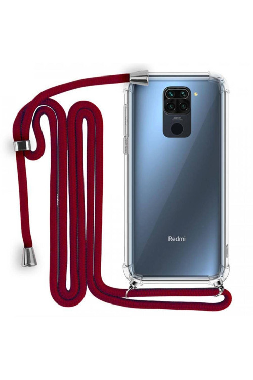 İp Askılı Tank Şeffaf Kılıf Xiaomi Redmi Note 9