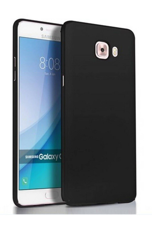 Samsung Galaxy C5 Pro Premium Silikon Kılıf Siyah