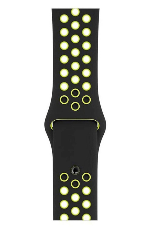 Apple Watch Series 3 40 Mm Fileli Kordon Siyah-Sarı