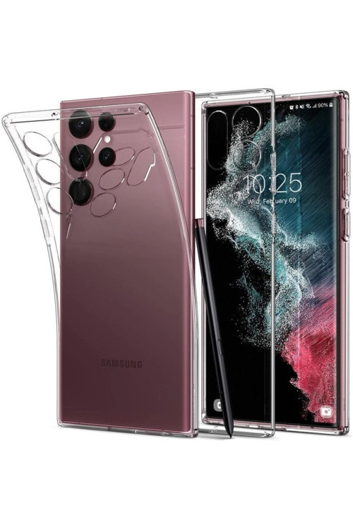 Samsung Galaxy S23 Ultra 2.0 Mm Korumalı Şeffaf Silikon Kılıf