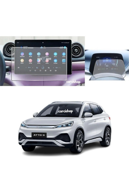 Byd Atto 3 15.6 İnç Multimedya Ve Gösterge 9H Nano Ekran Koruyucu