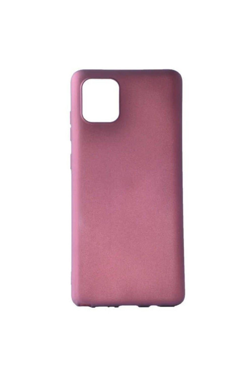 Samsung Galaxy S10 Lite (A91 ) Premium Silikon Kılıf Mor