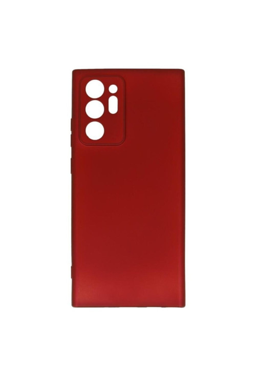 Samsung Galaxy Note 20 Ultra Premium Silikon Kılıf Bordo