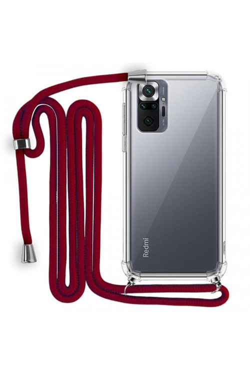 İp Askılı Tank Şeffaf Kılıf Xiaomi Redmi Note 10 Pro