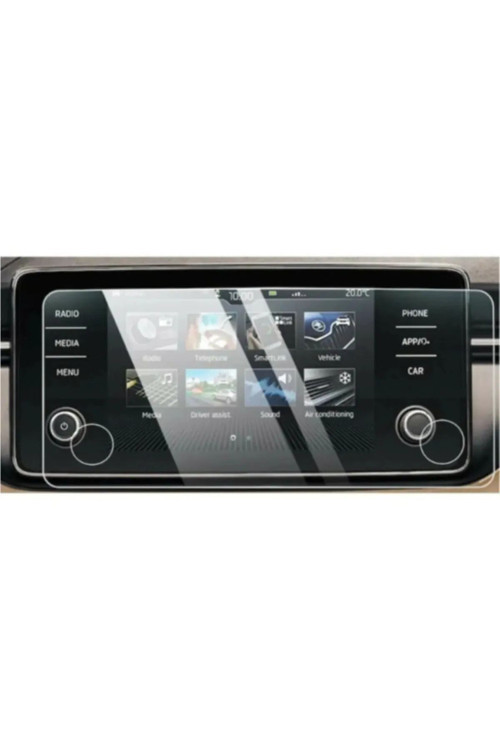 Skoda Kamiq Navigasyon Multimedia Teyp Nano Ekran Koruyucu 9H Film