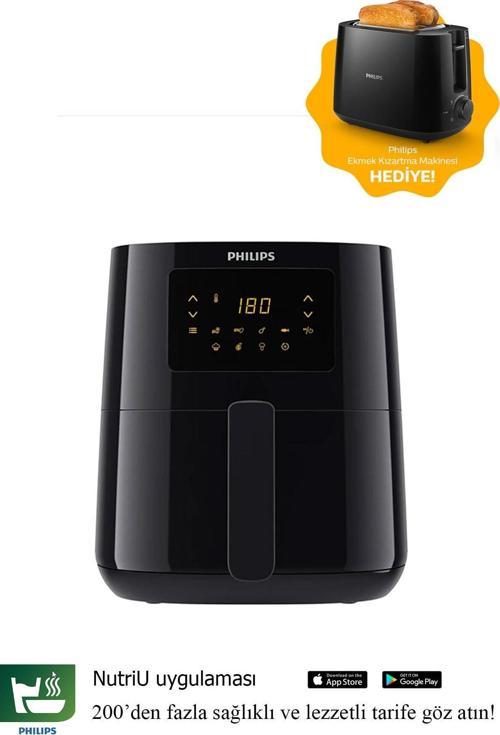 Essential Hd9252/90 Airfryer Fritöz + Hd2581/90 Ekmek Kızarma Makinesi Hediyeli