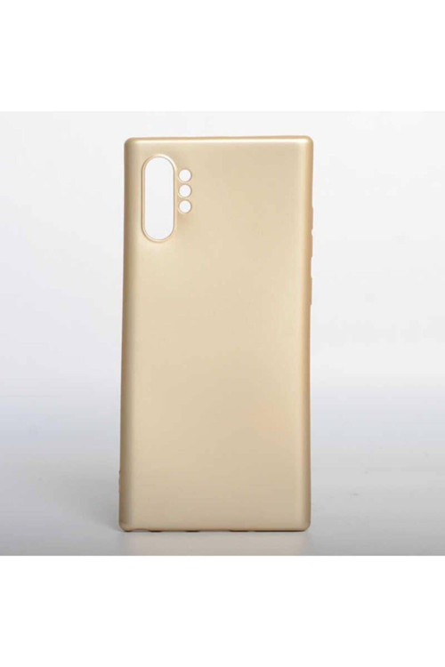 Samsung Galaxy Note 10 Plus Premium Silikon Kılıf Gold
