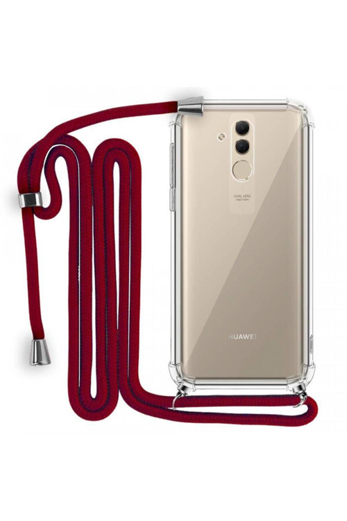 İp Askılı Tank Şeffaf Kılıf Huawei Mate 20 Lite