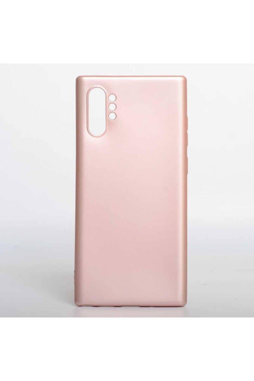 Samsung Galaxy Note 10 Plus Premium Silikon Kılıf Rose Gold