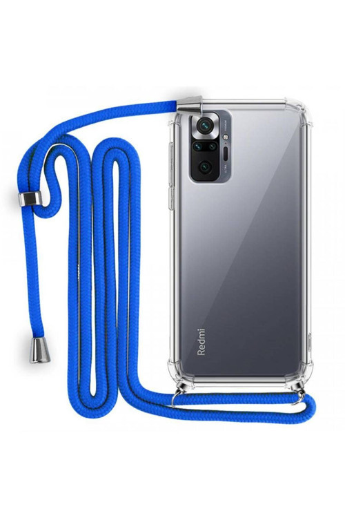 Boyun Askılı Şeffaf Tank Kılıf Xiaomi Redmi Note 10 Pro