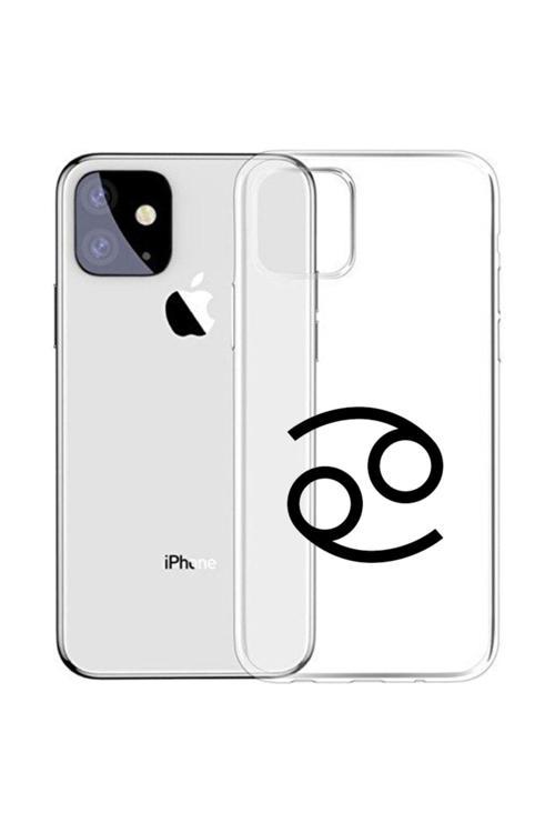 Xiaomi Redmi Note 9 Yengeç Burcu Uv Baskılı Şeffaf Silikon Kılıf