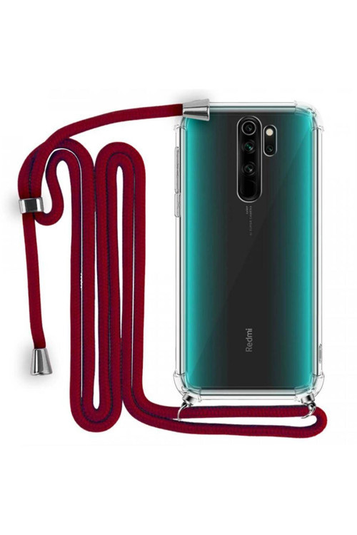 İp Askılı Tank Şeffaf Kılıf Xiaomi Redmi Note 8 Pro
