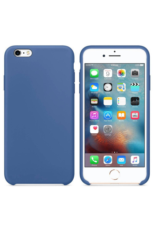 Apple Iphone 6 Altı Açık Liquit Lansman Silikon Menekşe Mavisi
