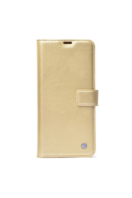 Xiaomi Redmi Note 8 Cüzdanlı-Standlı-Kapaklı Kılıf Gold