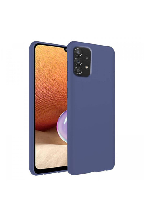 Samsung Galaxy A53 Ince Mat Silikon Kılıf Lacivert