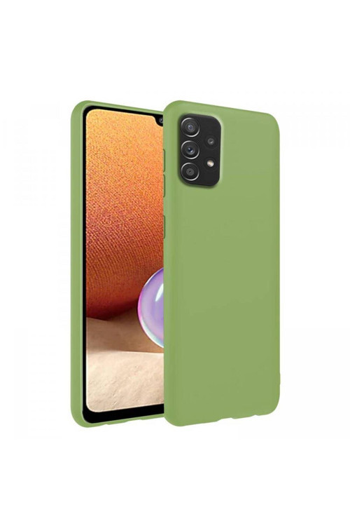 Samsung Galaxy A33 Ince Mat Silikon Kılıf Yeşil