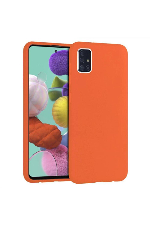 Samsung Galaxy A71 Içi Kadife Silikon Kılıf Turunu