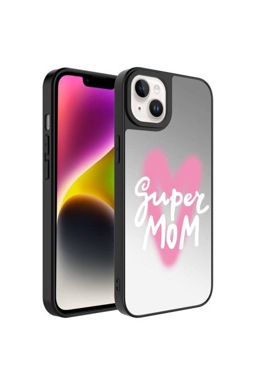 Apple İphone 13 Aynalı Desenli Kapak Mom