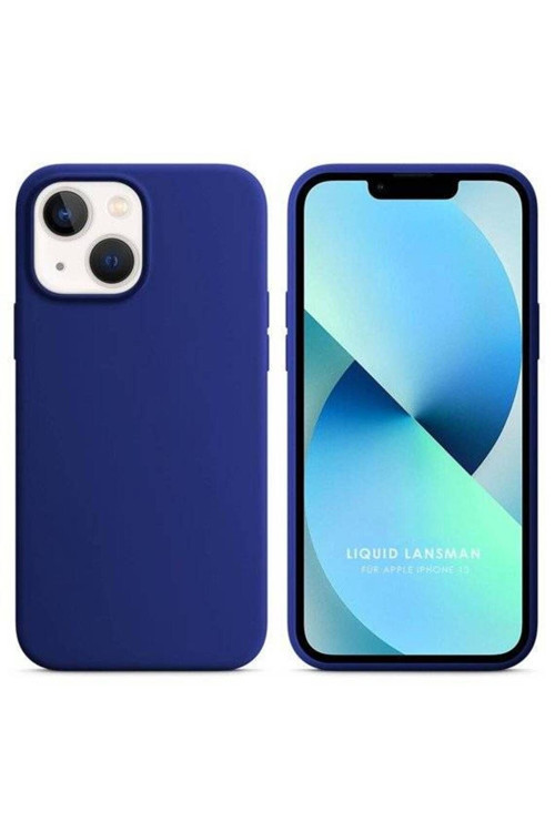 Apple Iphone 14 Plus 6.7'' Liquit Lansman Silikon Lacivert