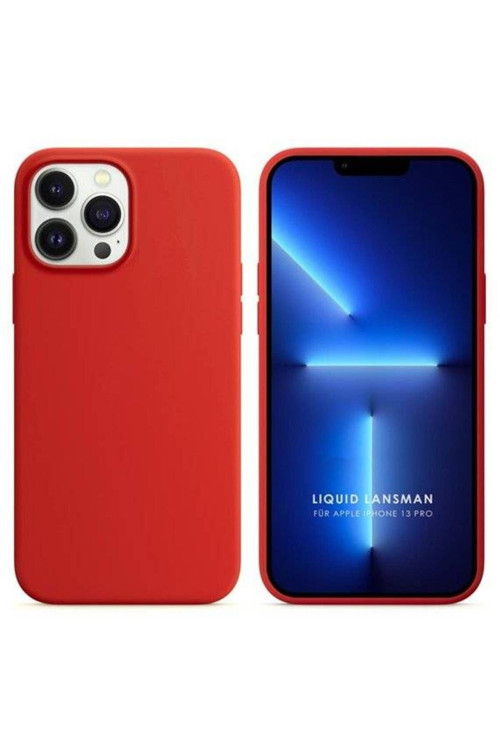 Apple Iphone 14 Pro Max 6.7'' Liquit Lansman Silikon Kırmızı