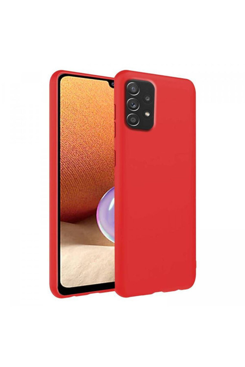 Samsung Galaxy A33 Ince Mat Silikon Kılıf Kırmızı