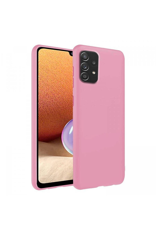 Samsung Galaxy A73 Ince Mat Silikon Kılıf Pembe