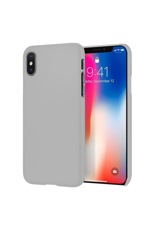Apple Iphone Xs Max Ince Mat Silikon Kılıf Beyaz