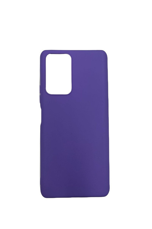 Samsung Galaxy M32 Ince Mat Silikon Kılıf Mor